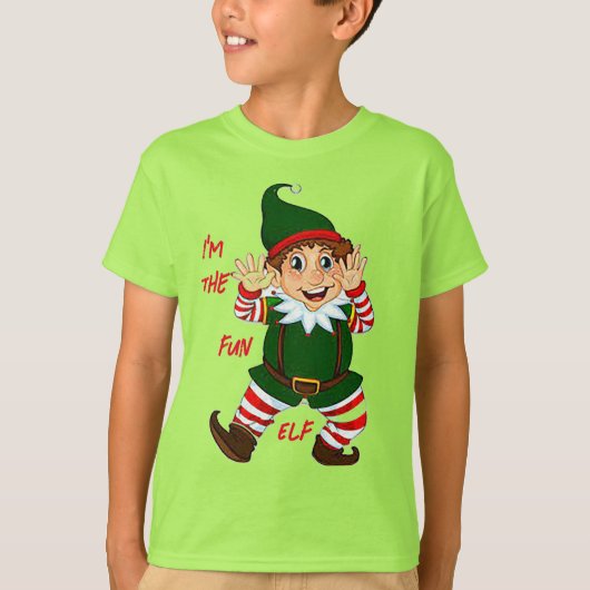 Fun Elf Basic - T-Shirt de vacances Unisex pour en (Devant)