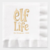 Fun "Elf Life" Fête de Noël (Recto)