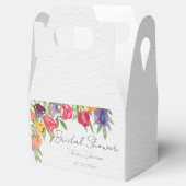 Fun en Bright Tulips en Greenery Vrijgezellenfeest Bedankdoosjes (Geopend)