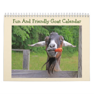 Fun en Friendly Goat Kalender