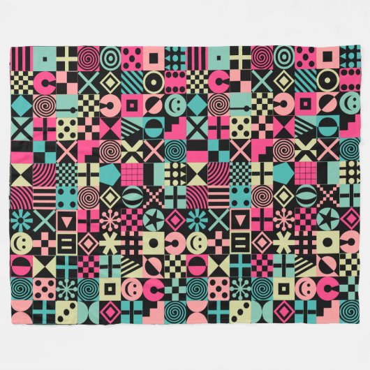 Fun en games fleece deken (Voorkant (Horizontaal))