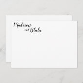 Fun- en kaasbriefkaarten notitiekaartje (Voorkant / Achterkant)