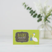 Fun en Modern Baby Boutique Visitekaartjes (Staand voorkant)