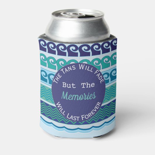 Fun en persoonlijke pool blikjeskoeler (Blikje Achterkant)