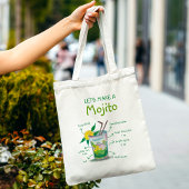 Fun en Trendy Mojito Recipe Canvas tas Gift