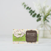 Fun en Whimsical Cupcake | Bakkerij-Visitekaartje Visitekaartje (Staand voorkant)