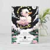 Fun Enchanted Duck Verjaardag Kaart (Staand voorkant)