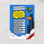 Fun Enregistrer la carte de date Comic Couple Trad (Dos)