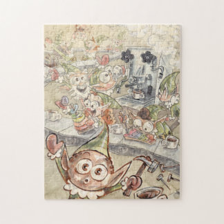 Fun Espresso Elves Puzzle Legpuzzel