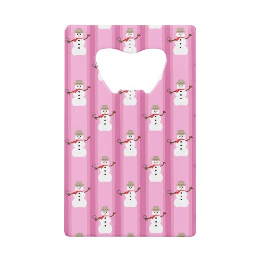 Fun et Fancy Pink Snowman Inspecteur (Devant)