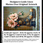 Fun Extreme Steampunk Boot, Floral DG2R Decoupage Tissuepapier