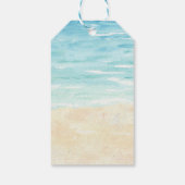 Fun Facts Beach Weddenschap Vrijgezellenfeest Favo Cadeaulabel (Achterkant)