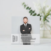 Fun facts graduation faire-part 2 photo moderne (Debout devant)