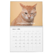 Fun Facts Kitten Cat Calendrier (Mar 2026)
