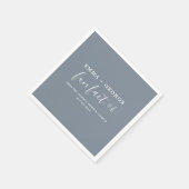 Fun Facts Wedding Napkins Servet (Hoek)