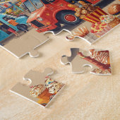 Fun Fair Carnival Food Trucks Roller Coaster Legpuzzel (Zijkant)