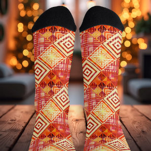 Fun Fall Christmas Creative Pattern Socks Sokken