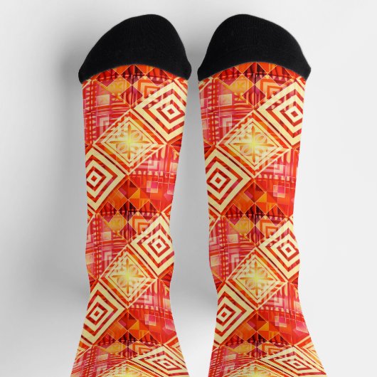Fun Fall Christmas Creative Pattern Socks Sokken (Top)