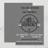 Fun Family and Friends Cookout Kaart (Voorkant / Achterkant)