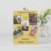 Fun Family Reunion Kaart (Staand voorkant)