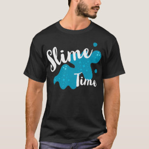 Fun Family Slime Blue Slime Time Pplayparty Gif T-shirt