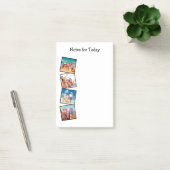 Fun Family Vacation Photos Notes for Today Post it (Kantoor)