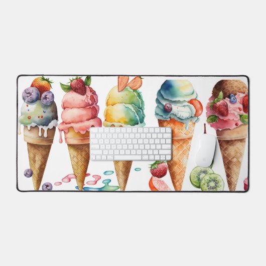 Fun Fancy ICE CRÈME CONNEXES (Clavier et souris)