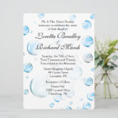 Fun Fantasy Bubbles Weddenschap Kaart (Staand voorkant)