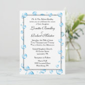 Fun Fantasy Bubbles Wedding Invitations Kaart (Staand voorkant)