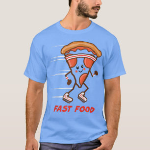 Fun Fast Food Pizza Running Headband Sneakers Hung T-shirt