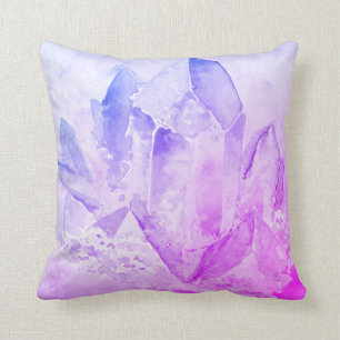 *~* Fun Faux Amethyst Crystal Kussen