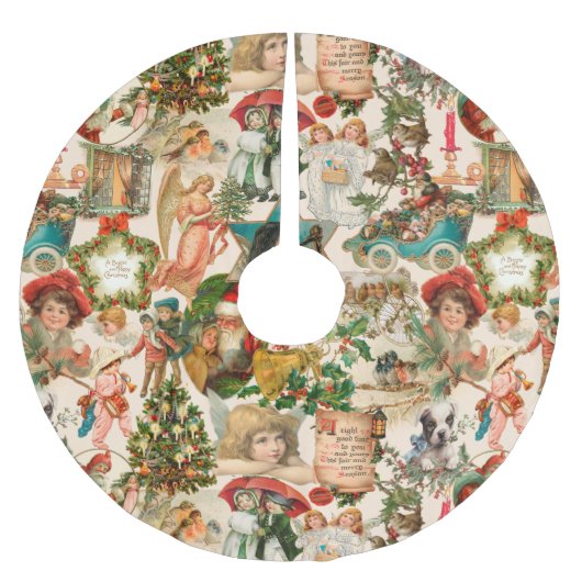 Fun, feestelijk en kleurrijk kerstfeest kerstboom rok (Voorkant)