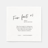 Fun Feit #4 Wedding Cocktail Napkins Servet (Voorkant)