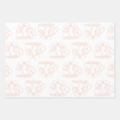 Fun Festive Coral Couleur F1B9A3 Papier d'envelopp (Devant 3)