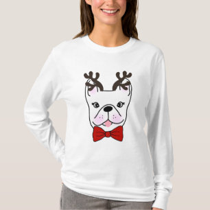Fun Festive Frenchie. T-shirt