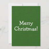 Fun Festive Green Ugly Sweater Kerstmis Brunch Kaart (Achterkant)