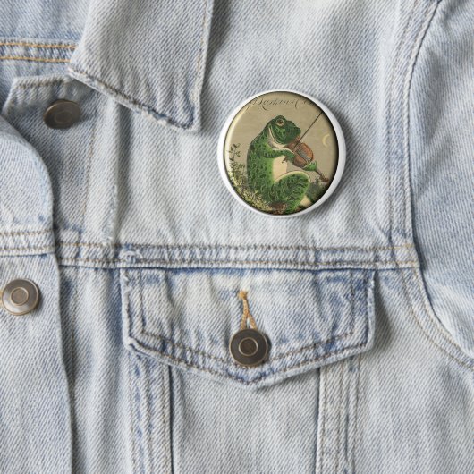 Fun Fiddling Frog Button (In situ)