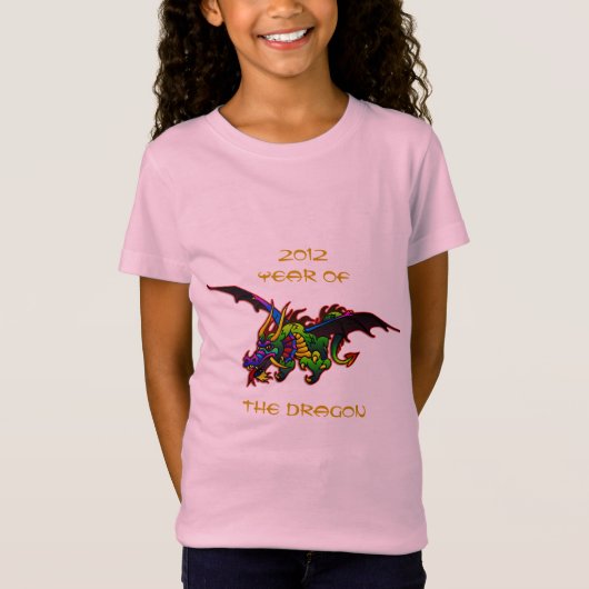 Fun Fierce Flying Dragon T-shirt (Voorkant)
