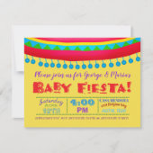 Fun Fiesta Baby Douche Uitnodigingen (Voorkant)