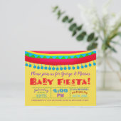 Fun Fiesta Baby Douche Uitnodigingen (Staand voorkant)