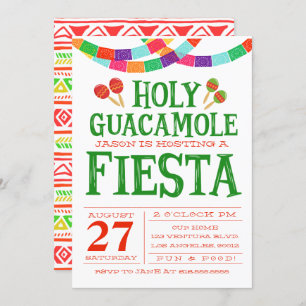 FUN FIESTA INVITATION! KAART