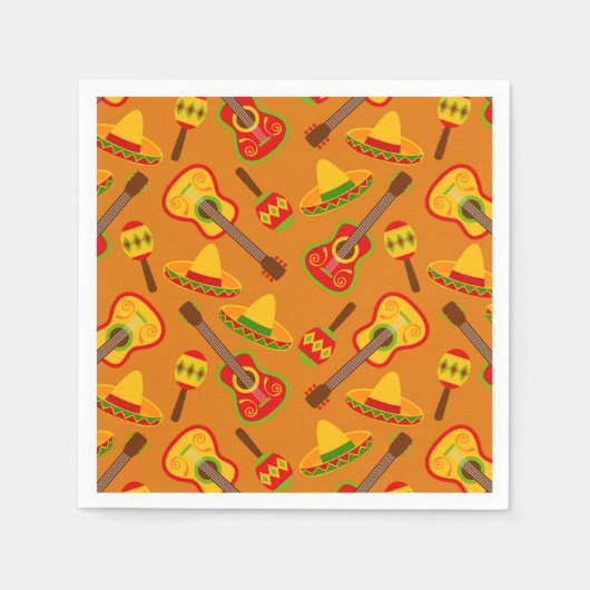 Fun Fiesta motif serviettes en papier (Devant)