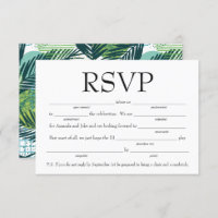 Fun Fill-in-the-Blank RSVP w/Song Request