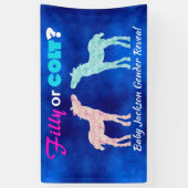 Fun "Filly or Colt" Spandoek (Verticaal)