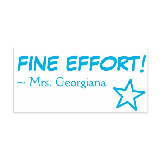 Fun "FINE-INSPANNING!" Rubberstempel Zelfinktende Stempel (Design)
