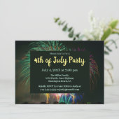 Fun Fireworks Invitation de la fête (Debout devant)