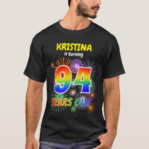 Fun Fireworks, Rainbow Kijk "94", 94e verjaardag T-shirt