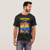 Fun Fireworks, Rainbow Kijk "96", 96e verjaardag T-shirt (Voorkant volledig)