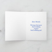 Fun Fireworks + Rainbow Pattern "31" Birthday # Kaart (Binnen)