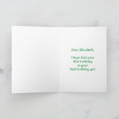 Fun Fireworks + Rainbow Pattern "61" Birthday # Kaart (Binnen)